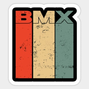 BMX Distressed Sticker